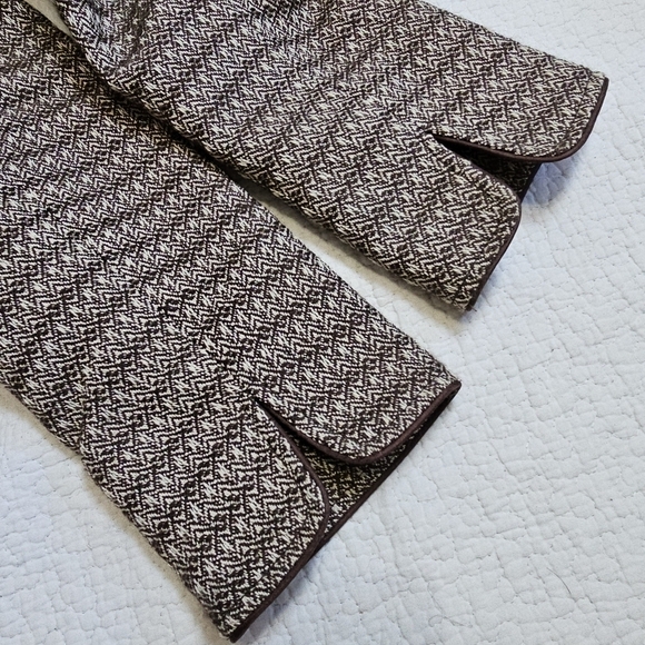 Talbots Wool Blend Brown Tweed Button Blazer - Picture 6 of 9